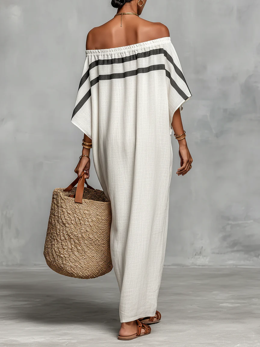 Aveline | Batwing Sleeve Maxi Dress