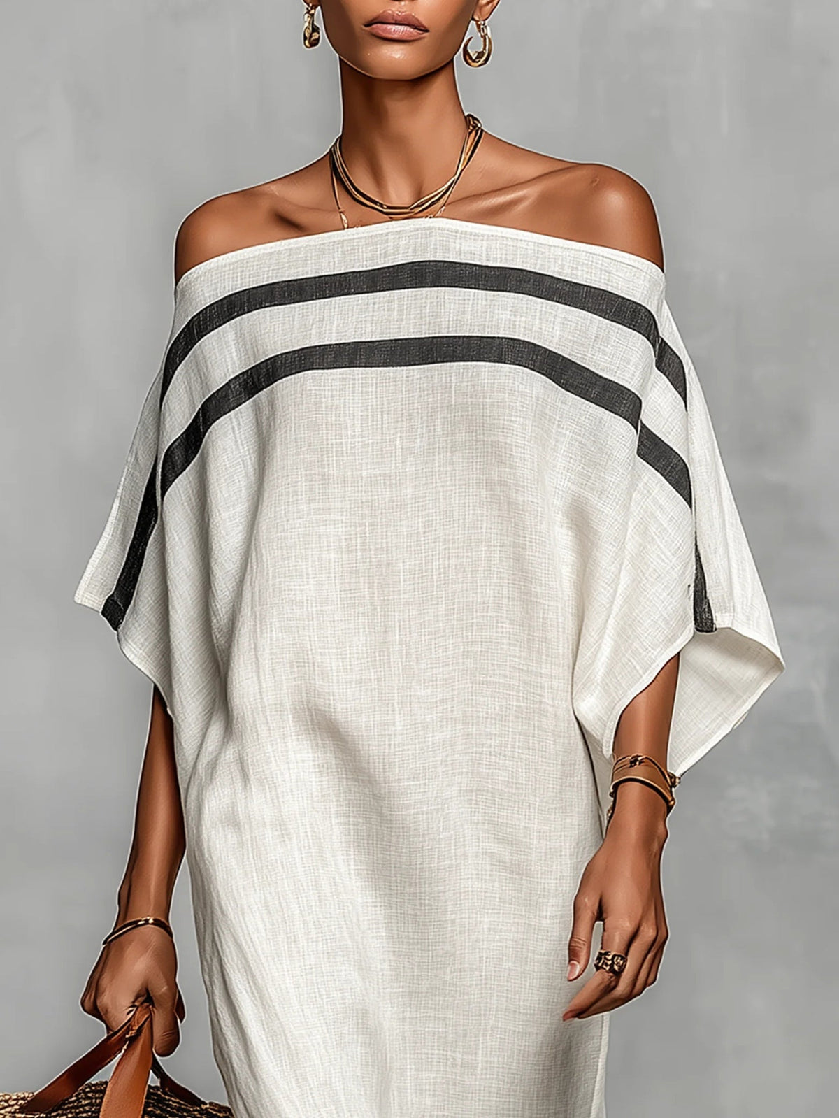 Aveline | Batwing Sleeve Maxi Dress