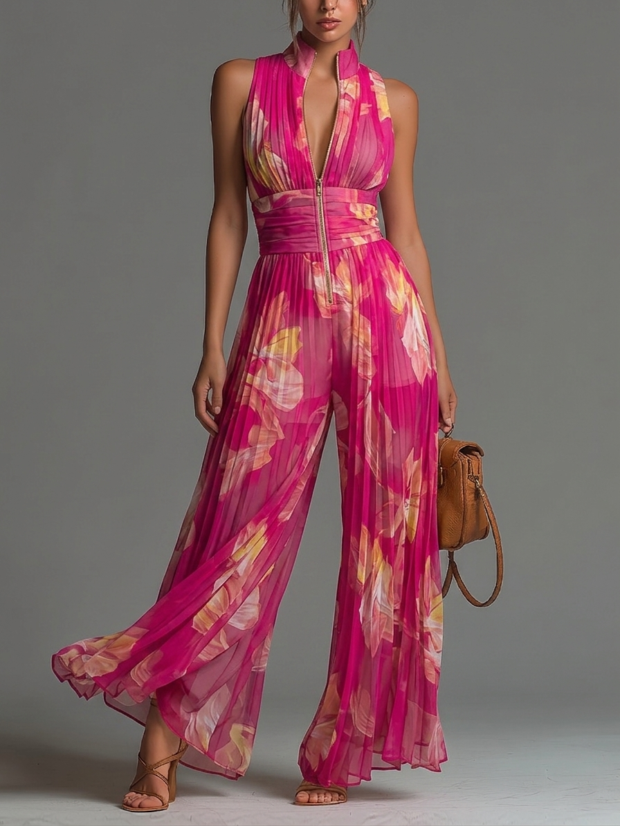 Scarlett | Floral Wide-Leg Jumpsuit