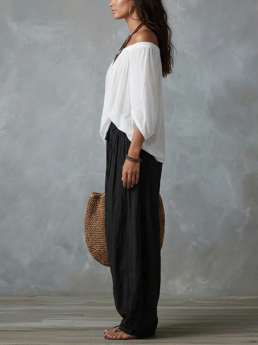 Sophia | Off-Shoulder Pants Set