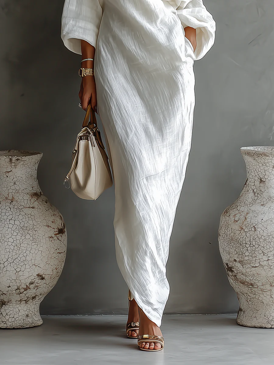 Elise | One-Shoulder Maxi Dress