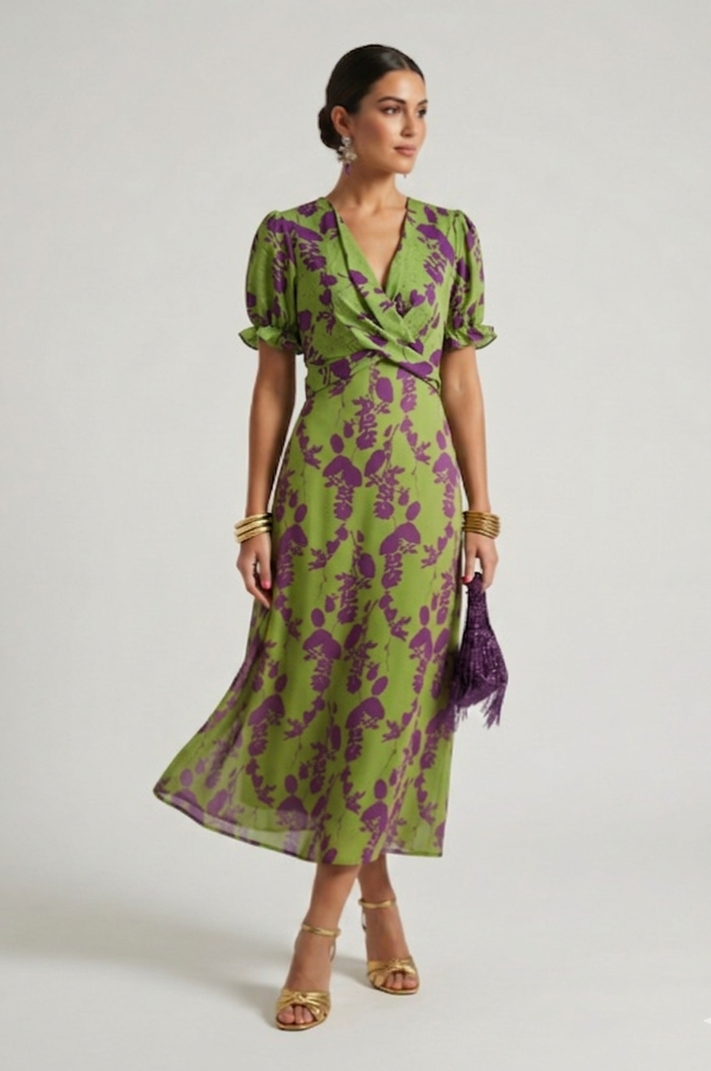 Virel | Relaxed Floral Midi Dress