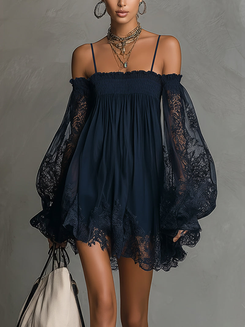 Noemi | Elegant Lace Mini Dress
