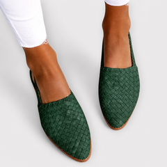 Aurora refined classic loafers shown in several colours, side view