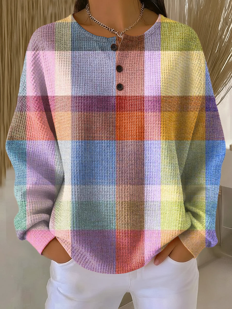 Astrid | Cozy Waffle-Knit Sweater