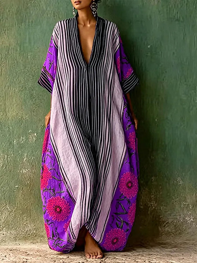 Arabella | Graceful Three-Quarter Sleeve Dress