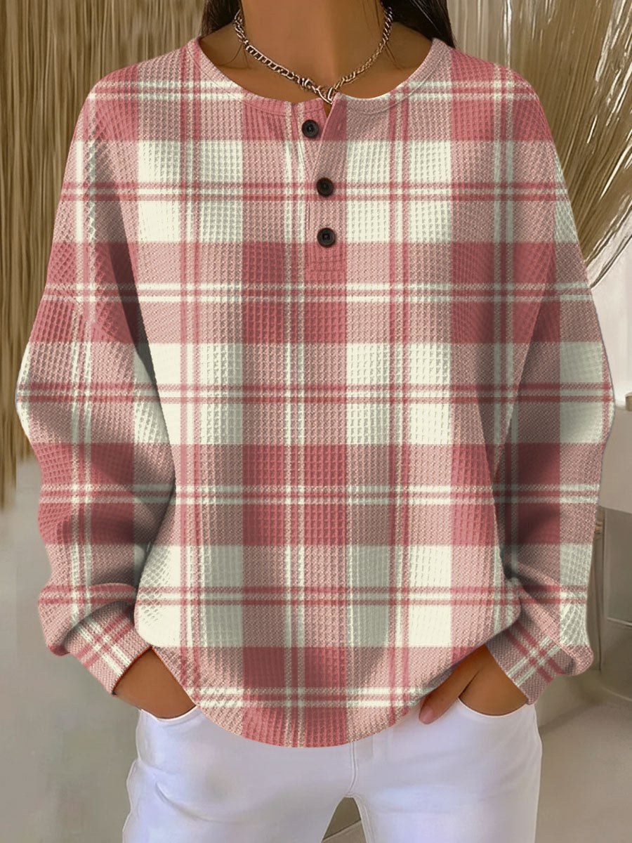 Emilie | Cozy Waffle-Knit Sweater
