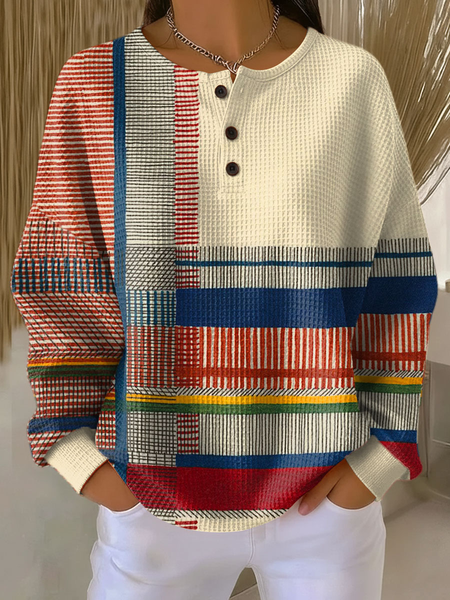 Mille | Waffle-Knit Cozy Sweater