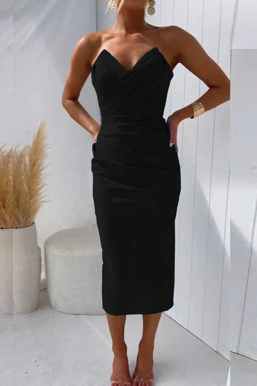 Nur | Backless Midi Dress