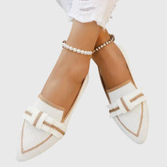 Blaire elegant comfort loafers shown in black, cobalt blue and white