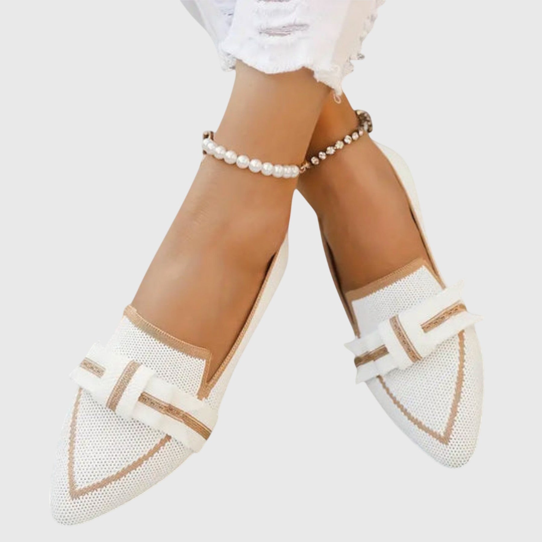 Blaire elegant comfort loafers shown in black, cobalt blue and white