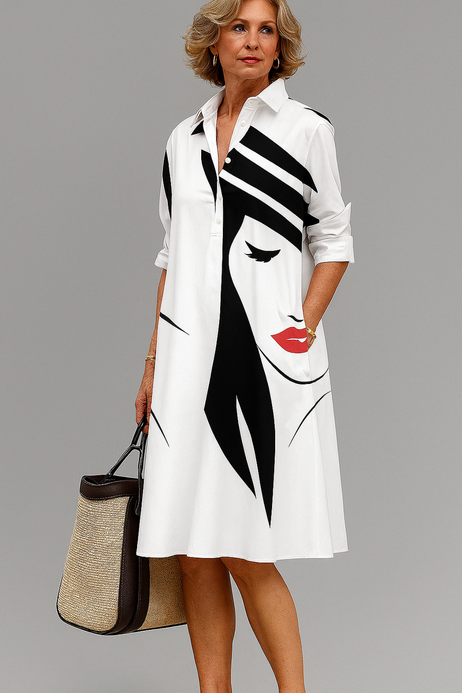 Yvette - Chic Midi Dress