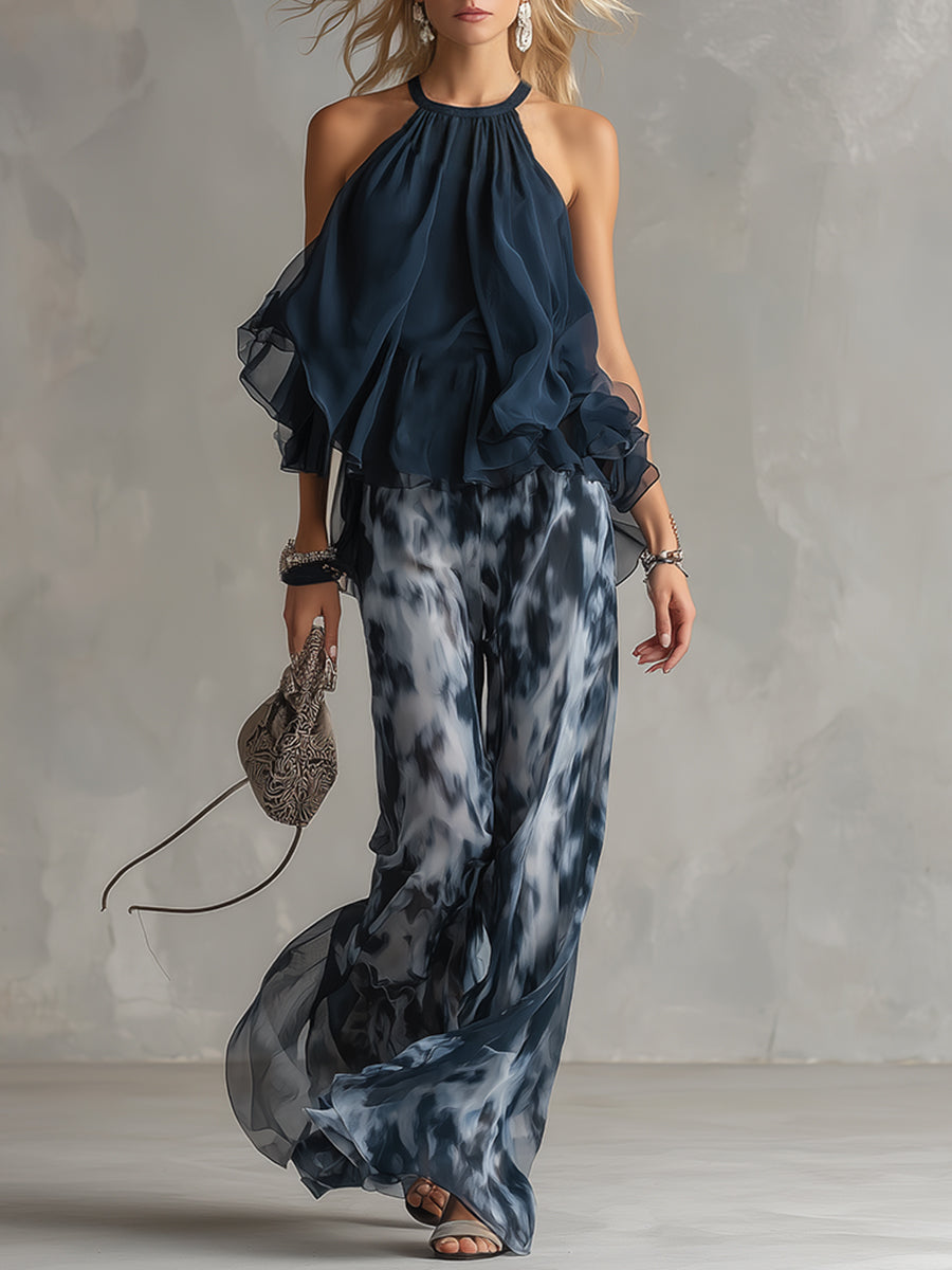 Ludovica | Elegant Wide-Leg Set