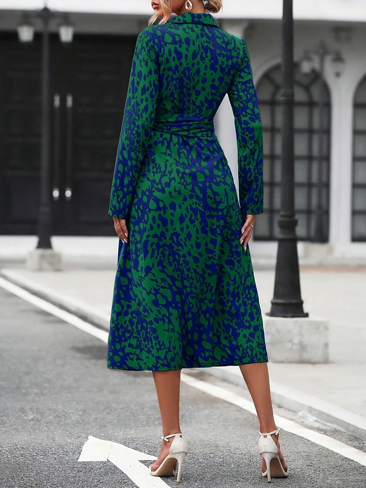 Zafira | Geometric Shirt Dress