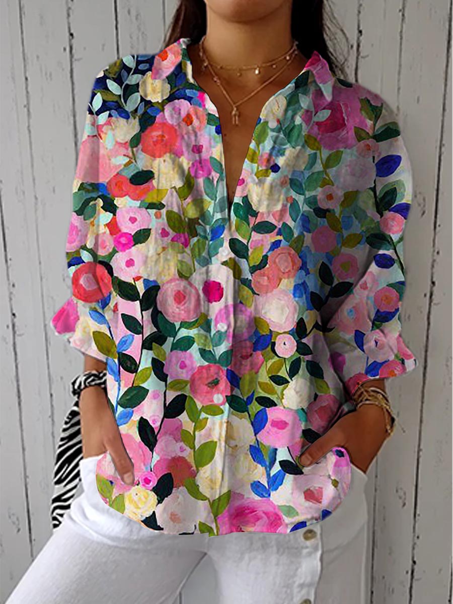 Frances | Floral Print Blouse