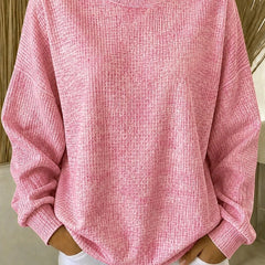 Casual crew neck ombre sweatshirt with a soft colour fade in a relaxed fit