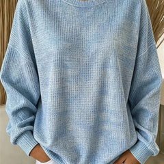 Casual crew neck ombre sweatshirt with a soft colour fade in a relaxed fit