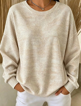 Casual crew neck ombre sweatshirt with a soft colour fade in a relaxed fit