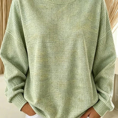 Casual crew neck ombre sweatshirt with a soft colour fade in a relaxed fit