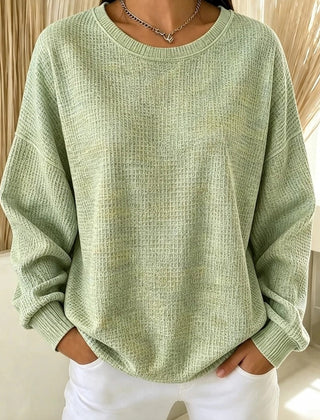 Casual crew neck ombre sweatshirt with a soft colour fade in a relaxed fit