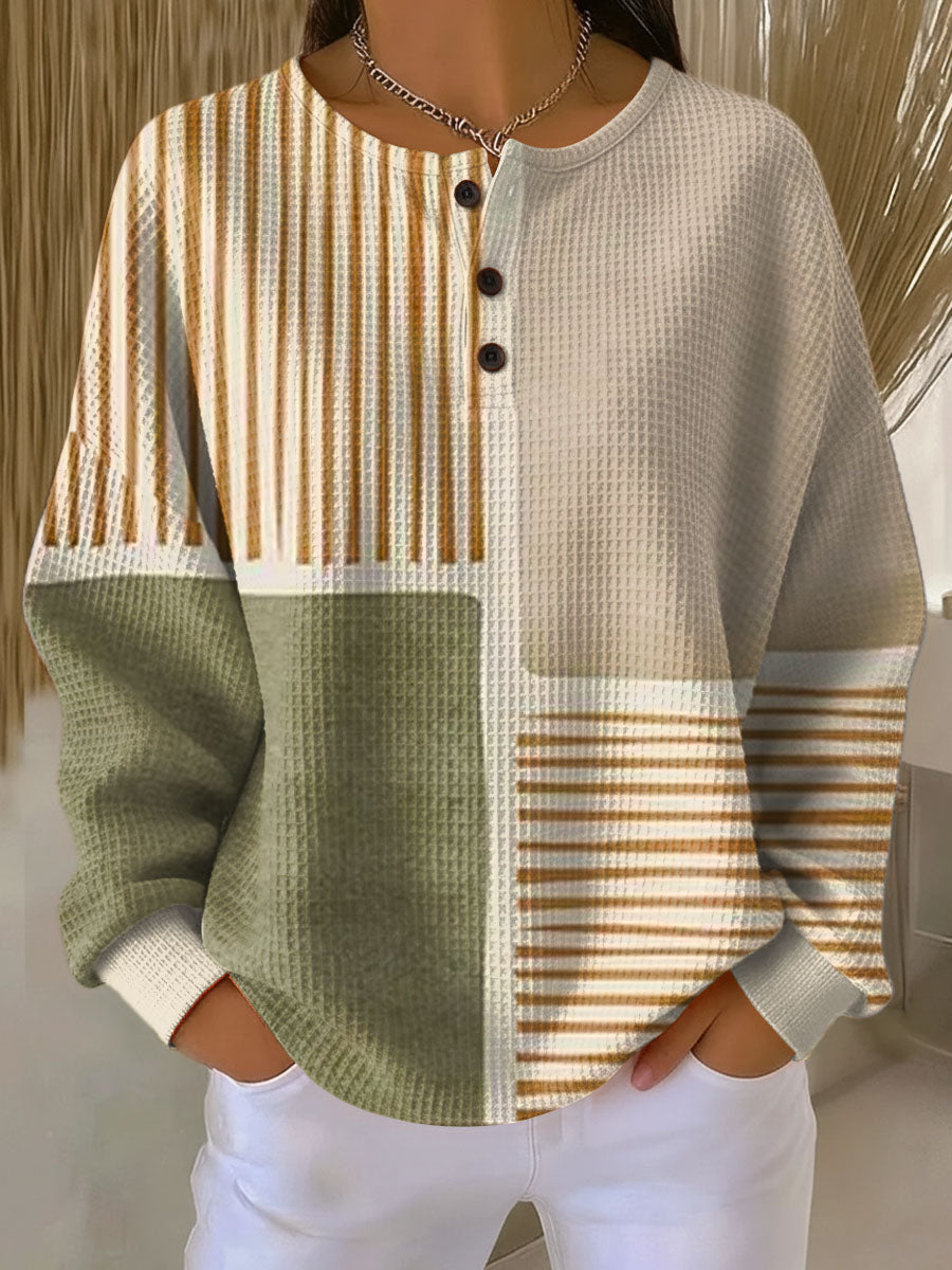 Luna | Cozy Waffle-Knit Sweater