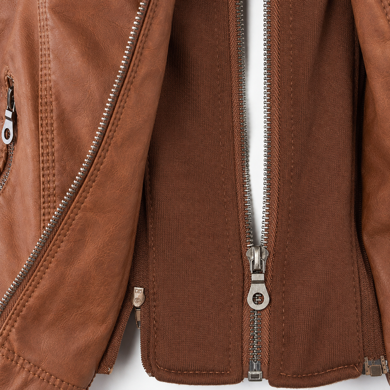 Diane | Hooded Leather Jacket with Feminine Fit