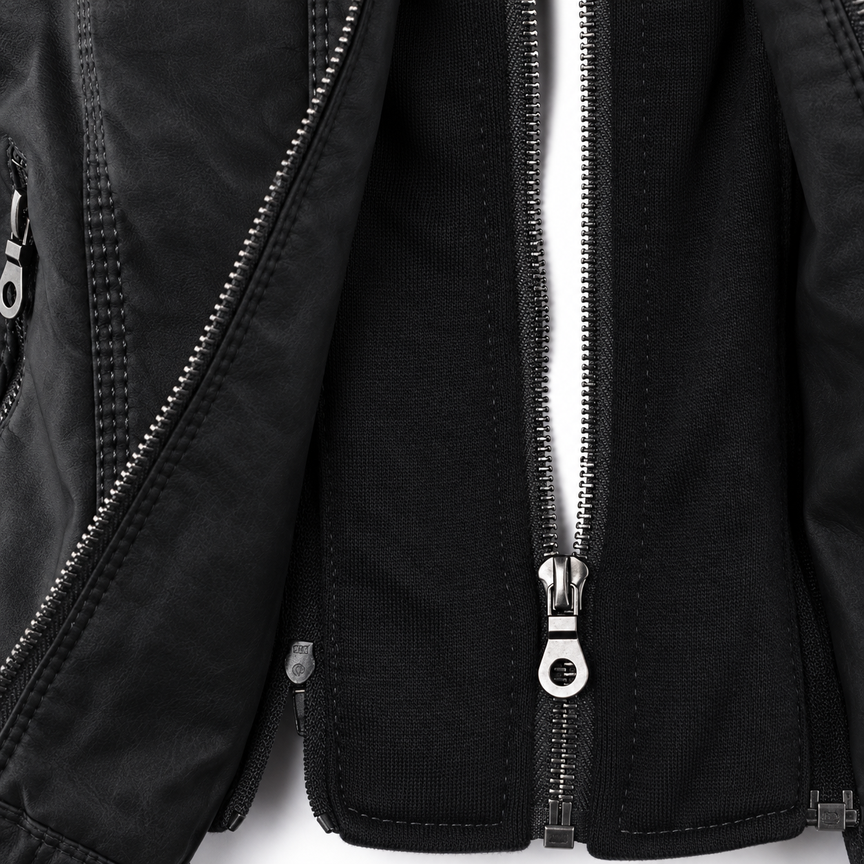 Diane | Hooded Leather Jacket with Feminine Fit
