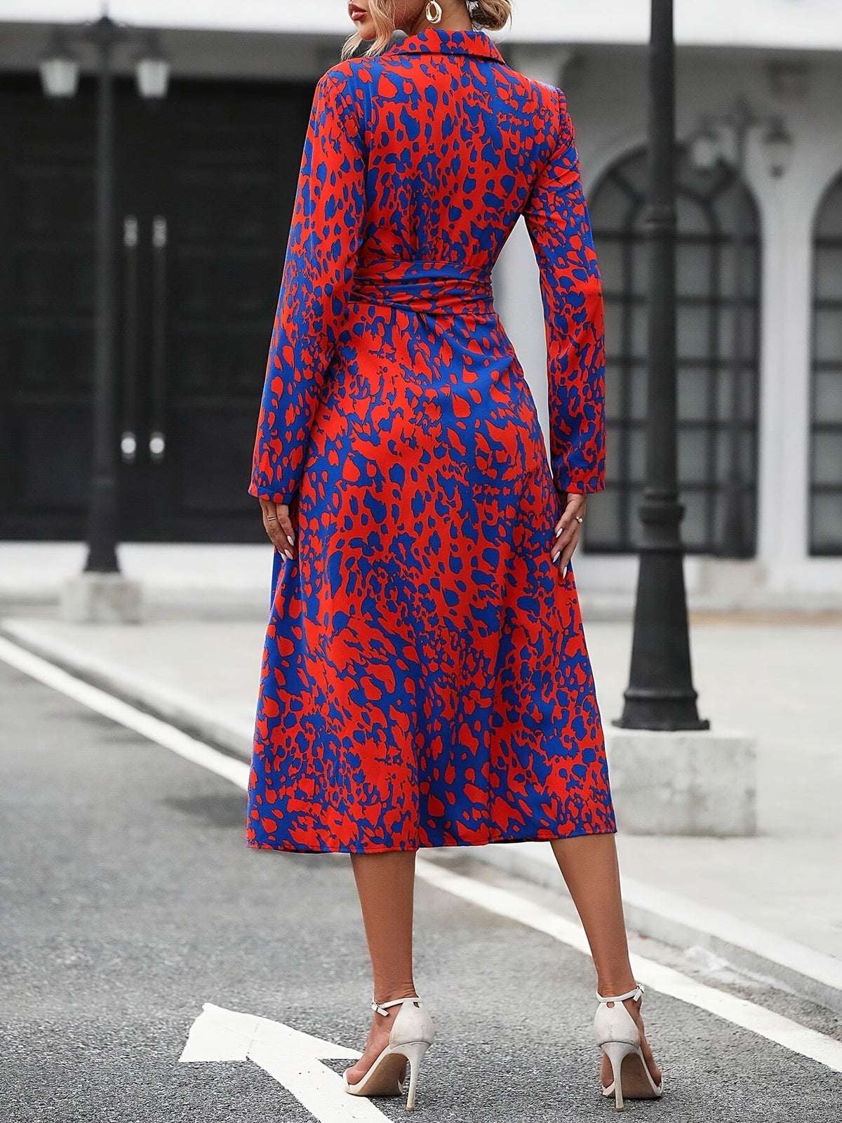 Zafira | Geometric Shirt Dress