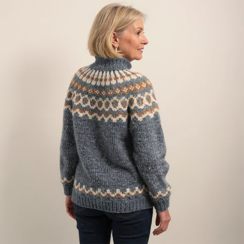 Amara | Handmade Icelandic-Style Knit Sweater
