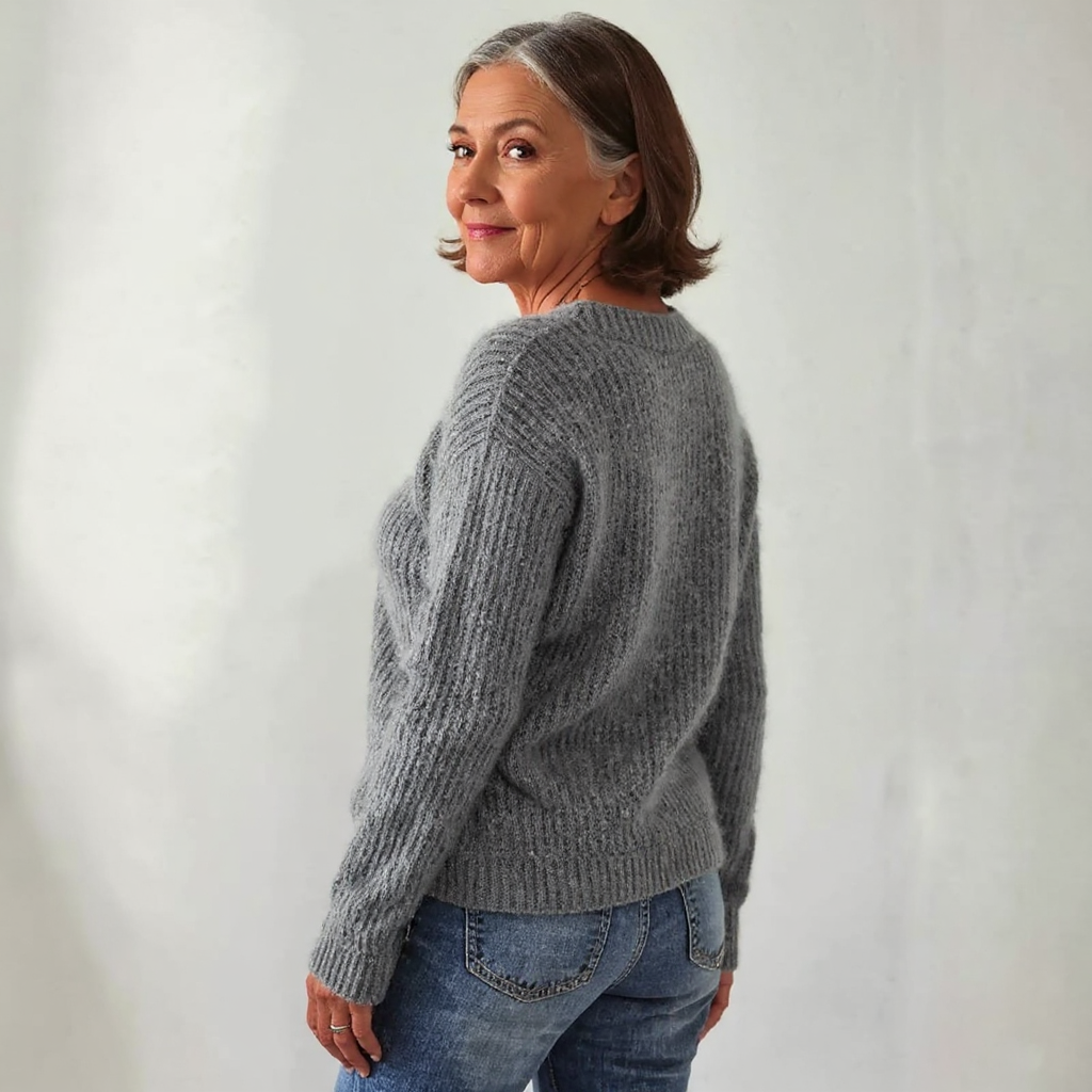 Ellie | Timeless Patterned Knit Sweater