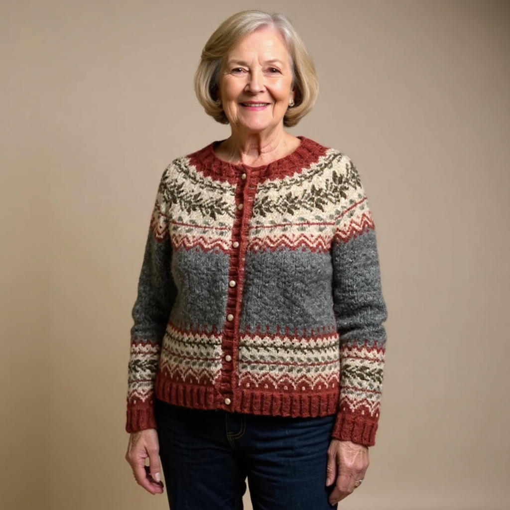 Atasha | Handmade Icelandic-Style Cardigan