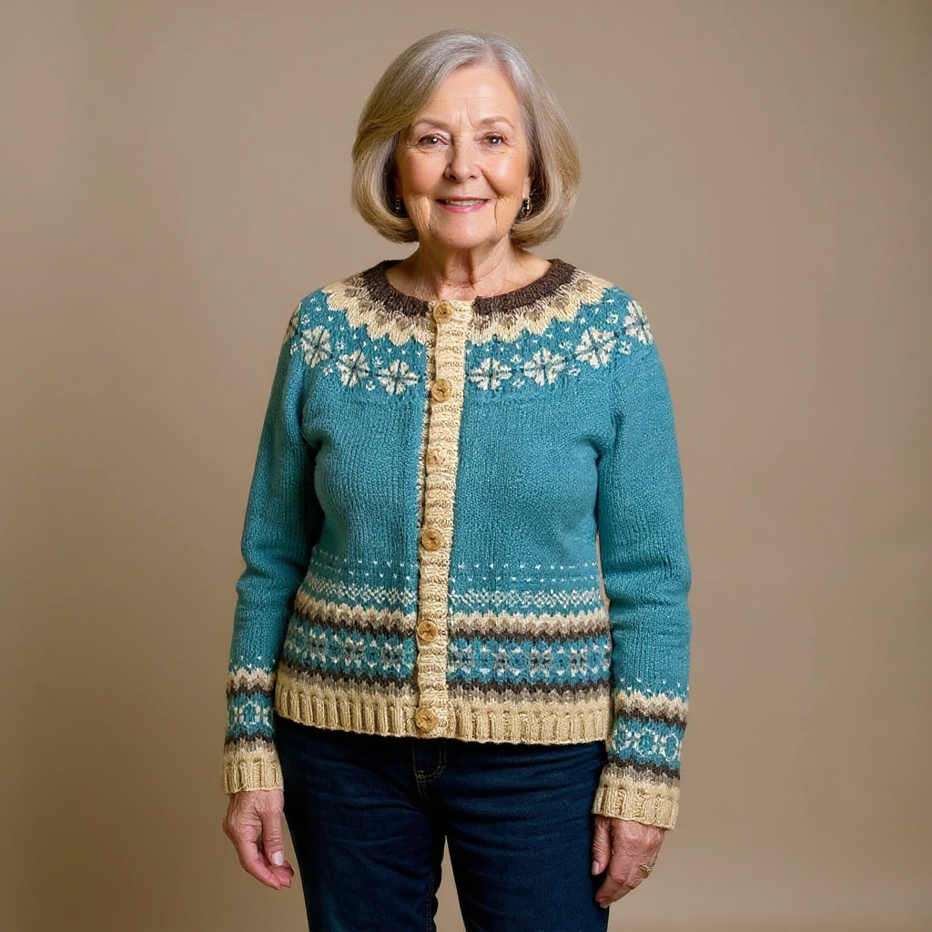 Allaira | Timeless Icelandic-Inspired Knit Cardigan