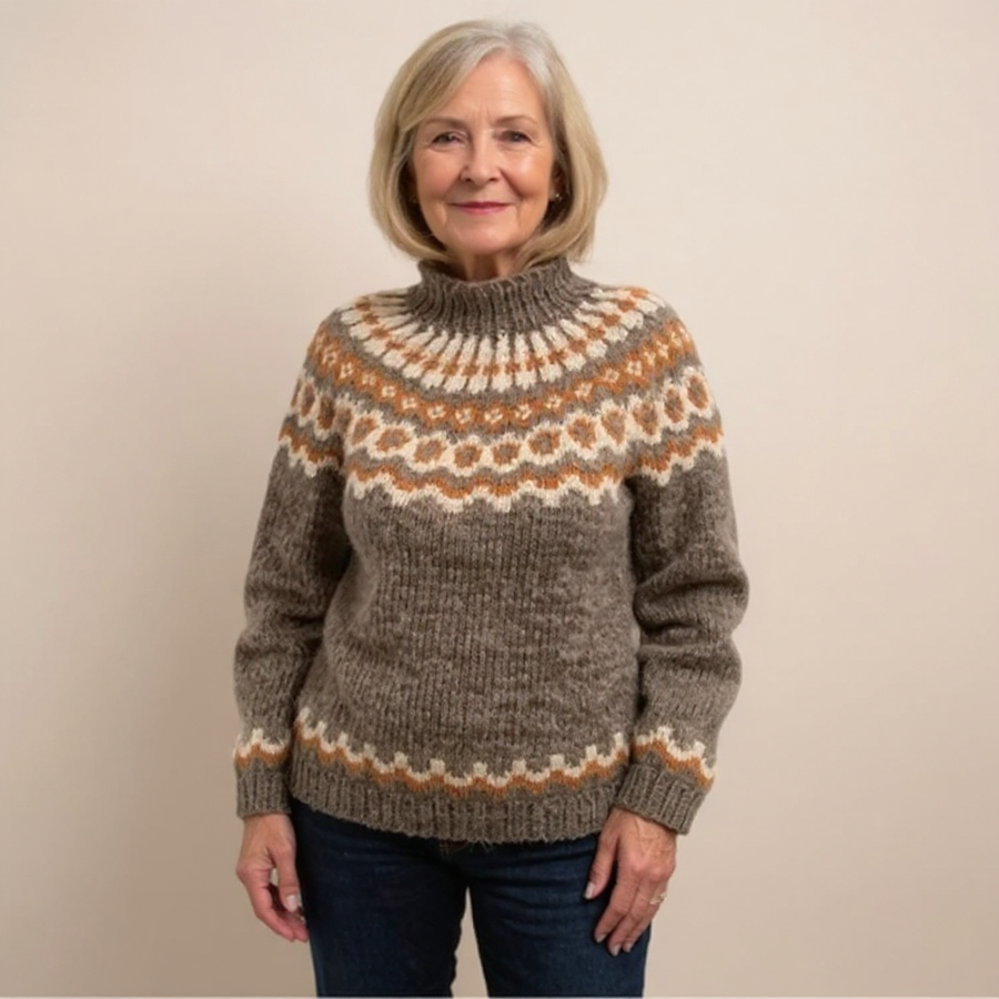 Carol | Handmade Icelandic-Style Knit Sweater