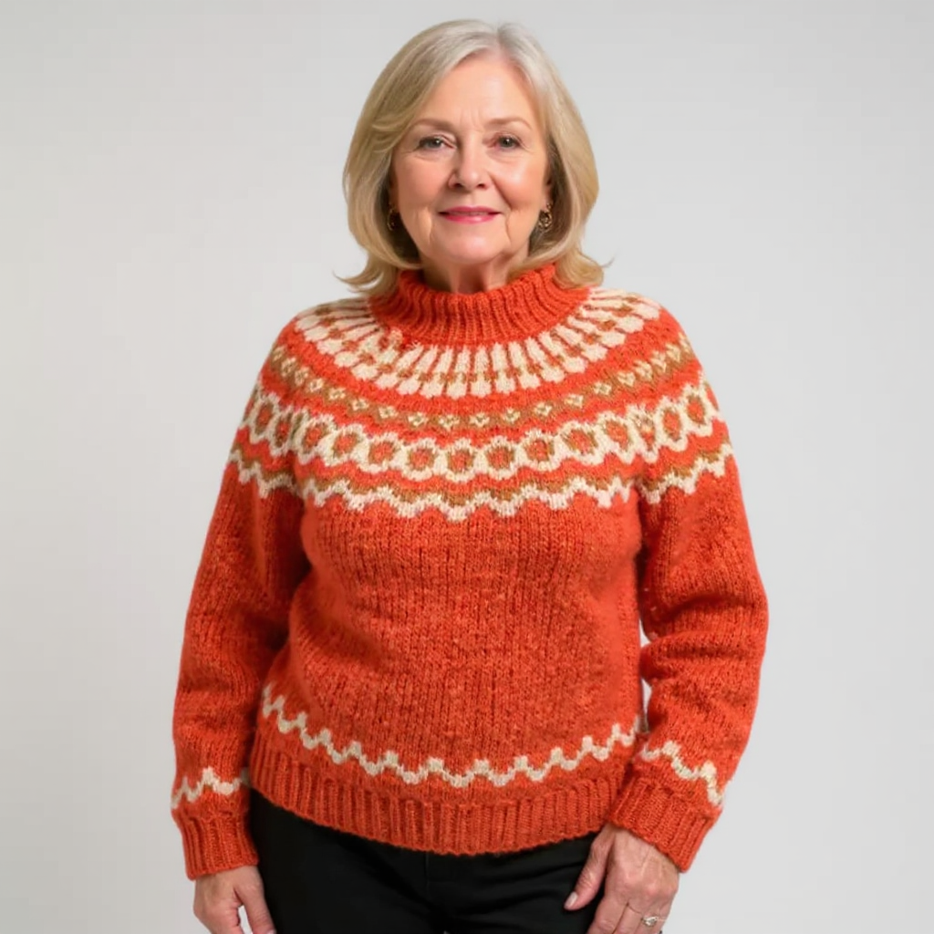 Amara | Handmade Icelandic-Style Knit Sweater