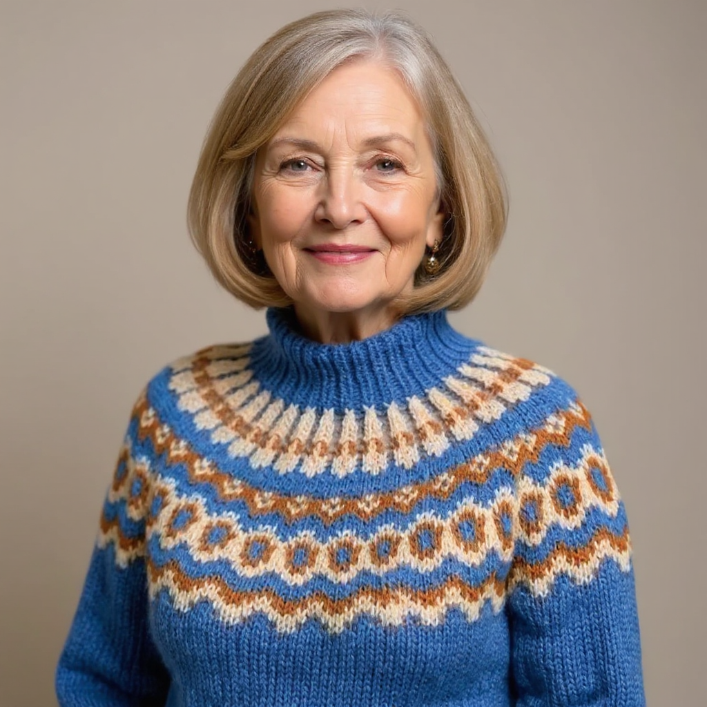 Amara | Handmade Icelandic-Style Knit Sweater