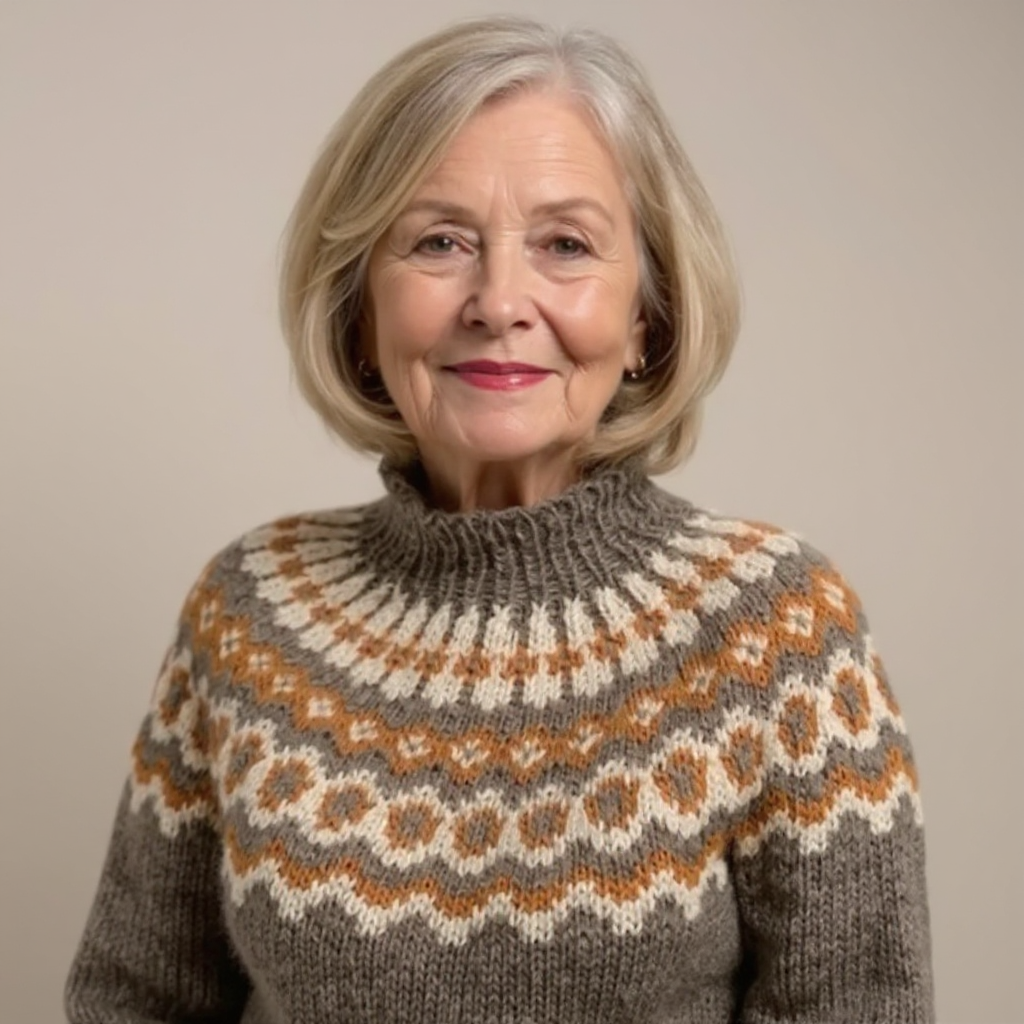 Amara | Handmade Icelandic-Style Knit Sweater