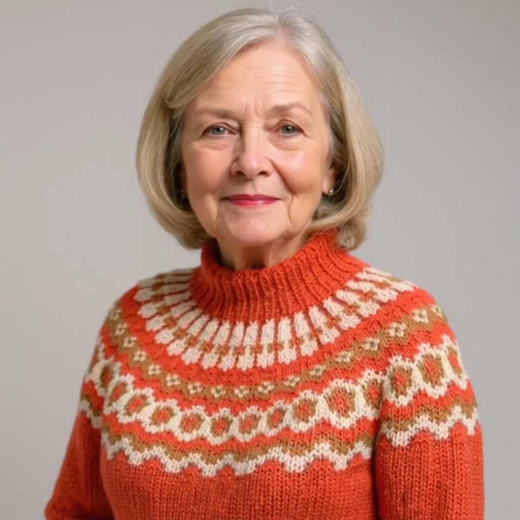 Amara | Handmade Icelandic-Style Knit Sweater