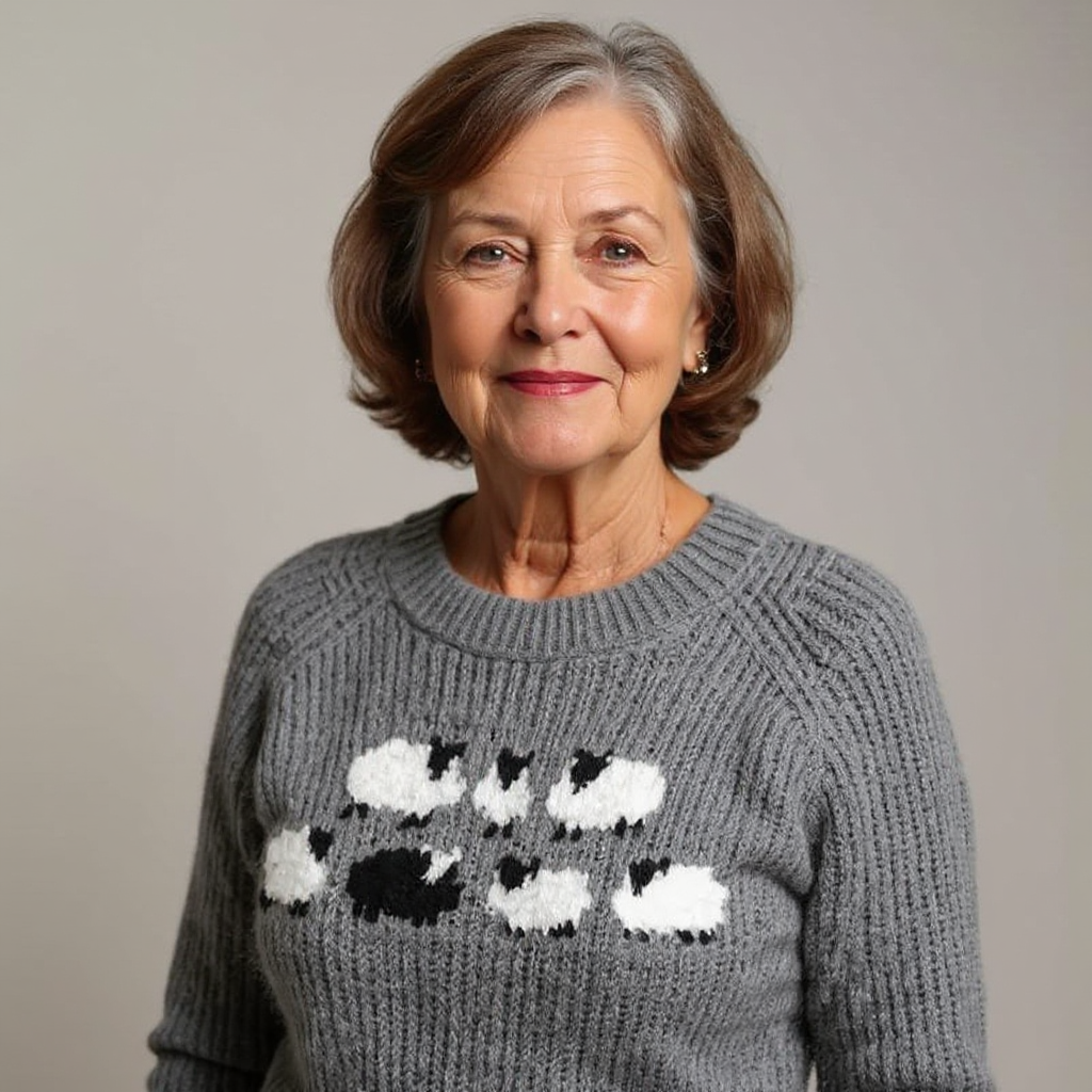 Ellie | Timeless Patterned Knit Sweater