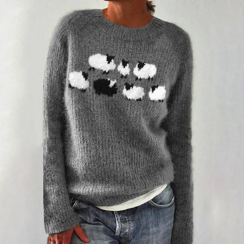 Ellie | Timeless Patterned Knit Sweater
