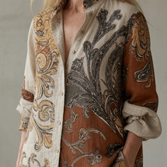 Tara vintage two-piece set in a soft neutral tone with a relaxed, easy fit