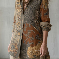 Tara vintage two-piece set in a soft neutral tone with a relaxed, easy fit