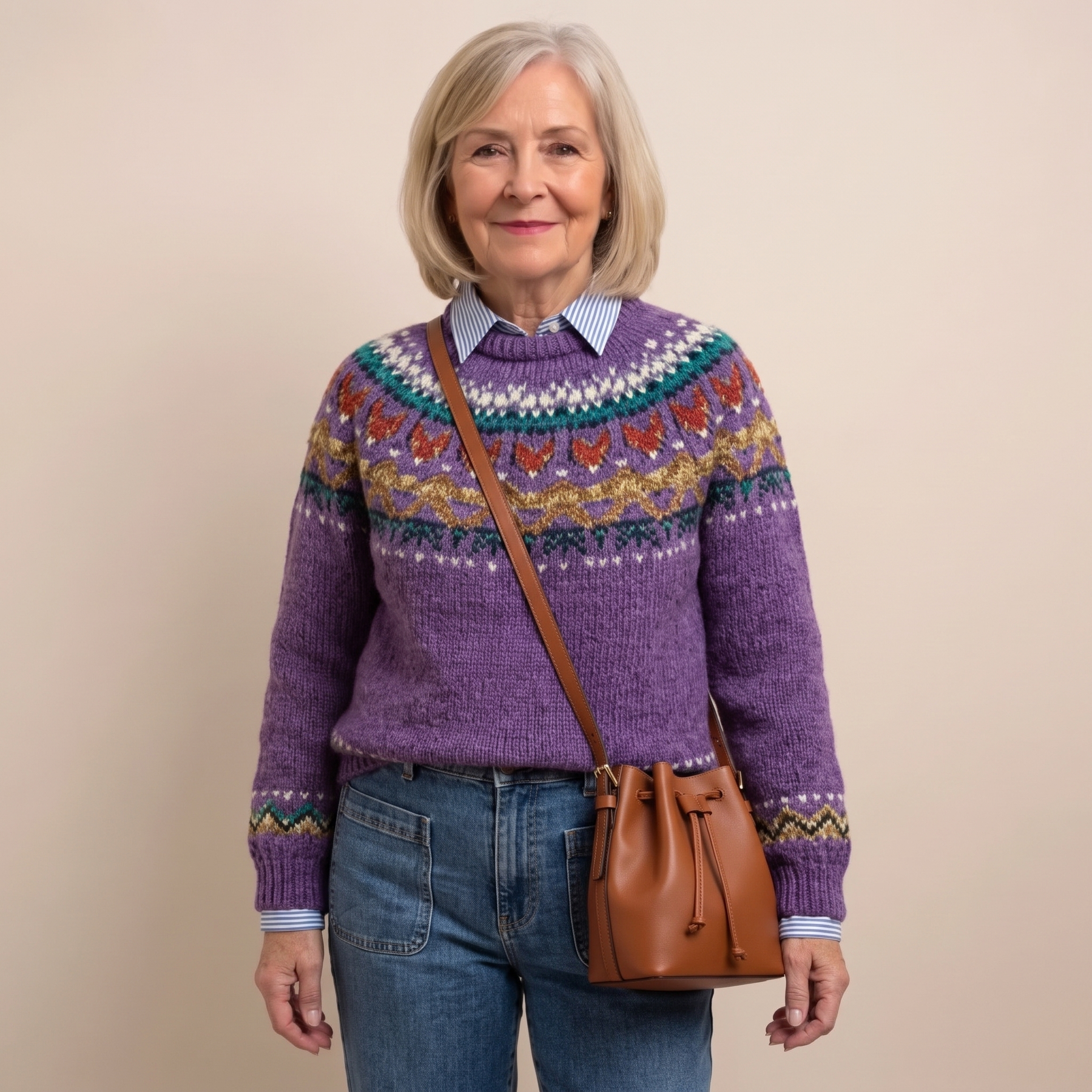 Solva | Classic Vintage Nordic Knit Sweater