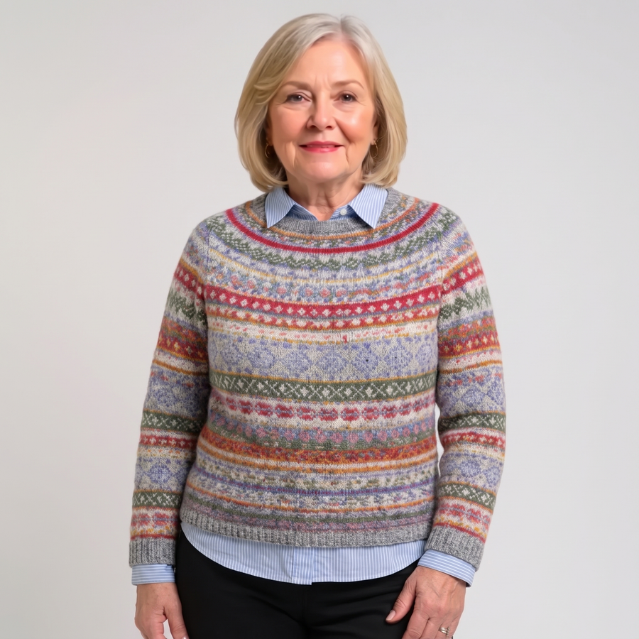 Hannah | Heritage Nordic Knit Sweater