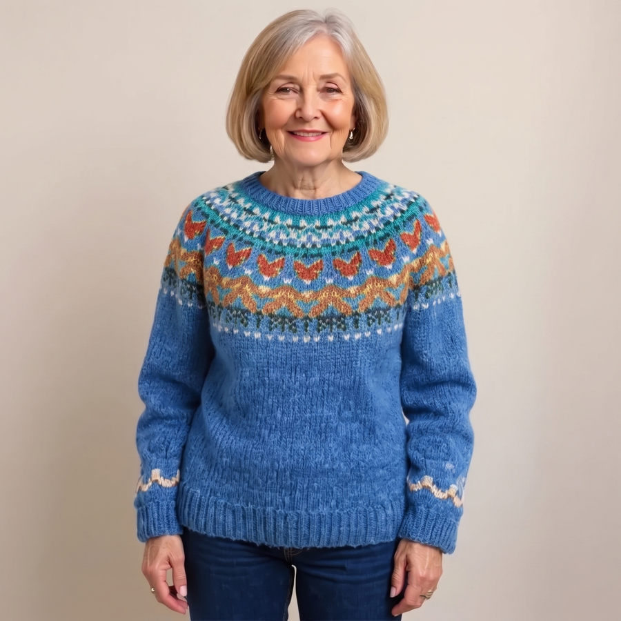 Velvo | Classic Vintage Nordic Knit Sweater