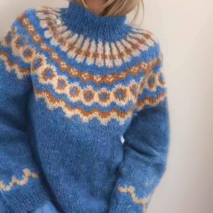 Amara | Handmade Icelandic-Style Knit Sweater