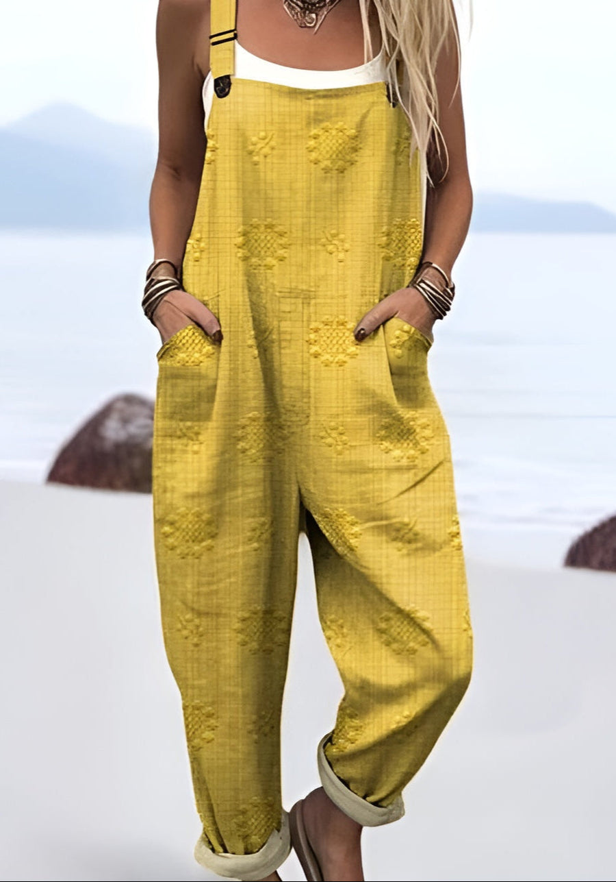 Maj | Sunwoven Overalls with Pockets