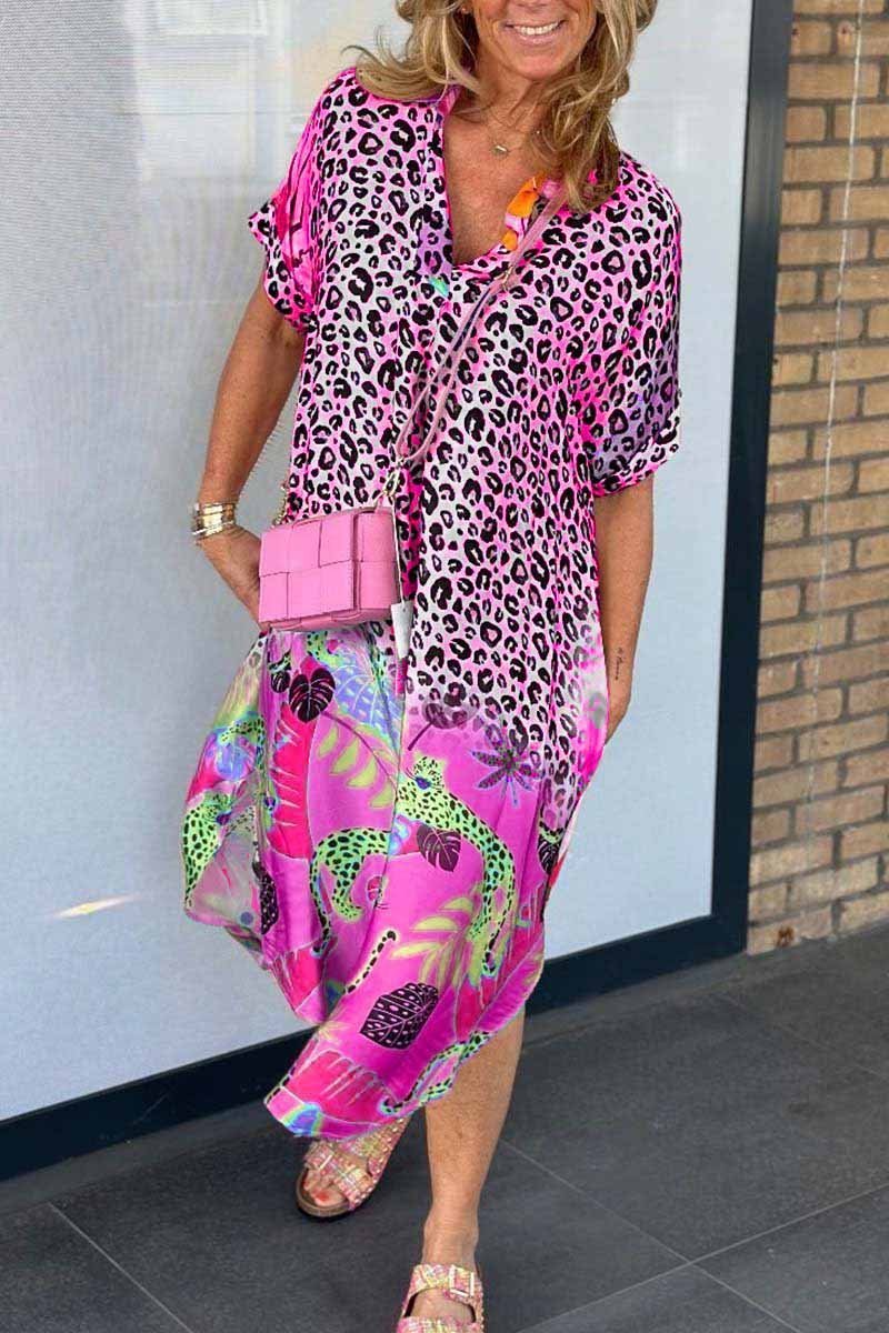 Eri | Relaxed Leopard Print Dress