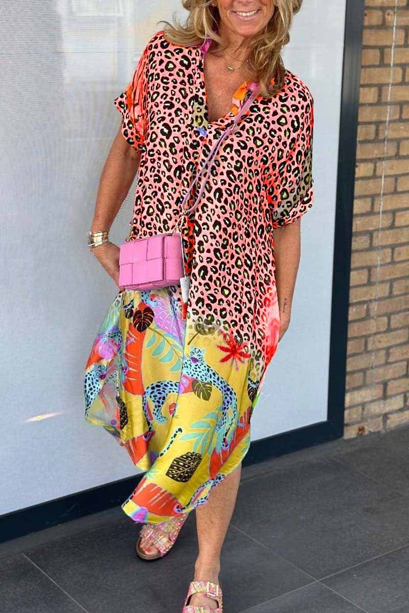 Eri | Relaxed Leopard Print Dress
