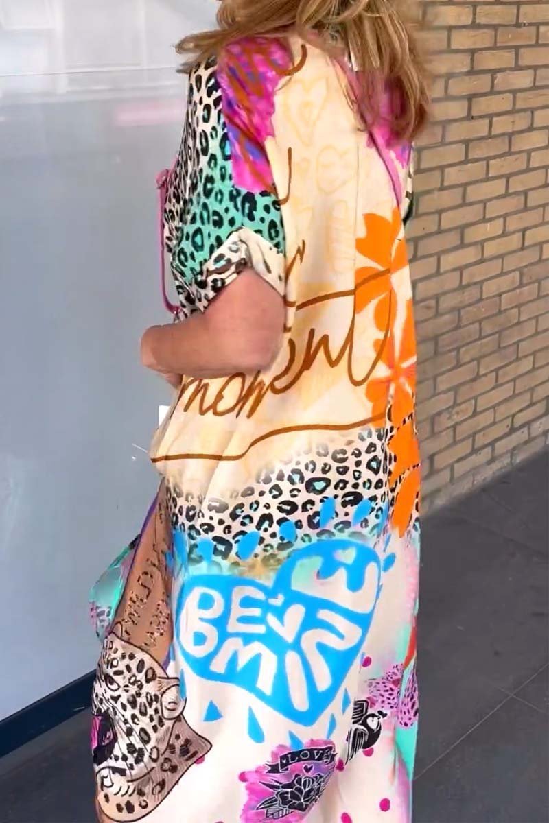 Eri | Relaxed Leopard Print Dress