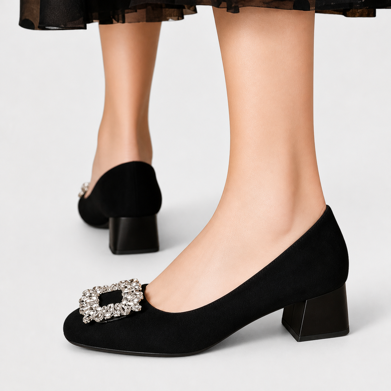 Julianyssa refined everyday loafers shown in black and brown